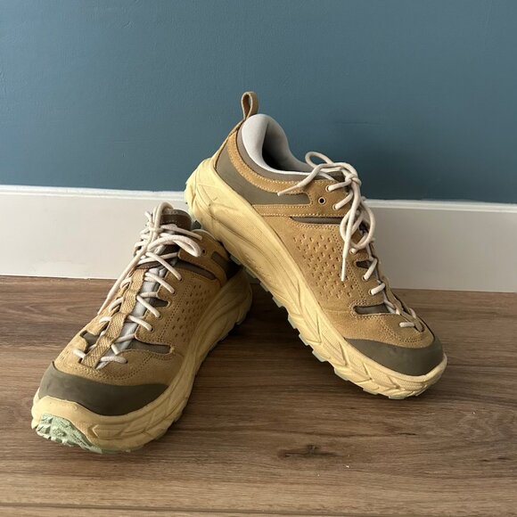 Size 11.5M - Hoka One One Tor Ultra Lo Elite Terrain System - Wheat Mushroom - Picture 2 of 5